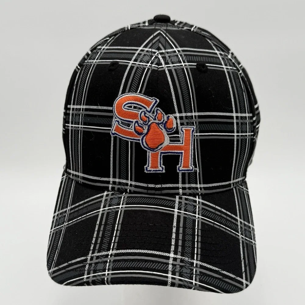 Sam Houston State Bearcats Cap Plaid Embroidered Size Med/Large EUC